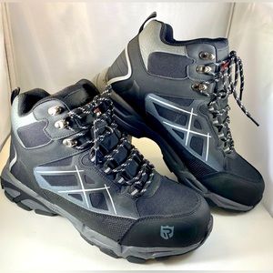 Larnmern Steel Toe Work & Hiking Boots Black  Mens Size US11